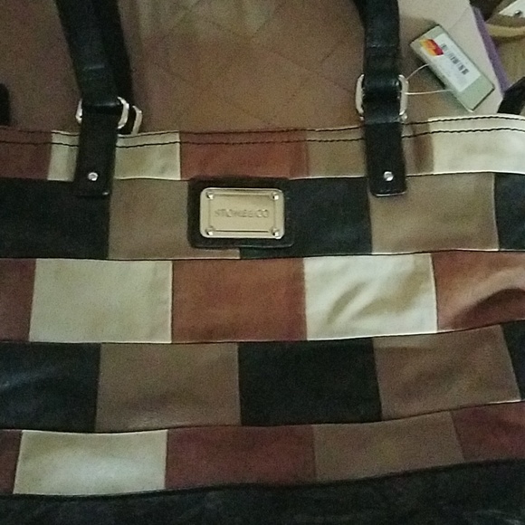 Stone & Co. Handbags - Leather patchwork shoulder bag, cute